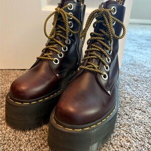Dr. Marten Jadon Max Oxblood boot